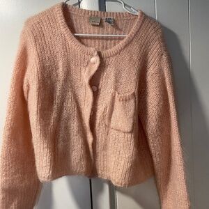 Vintage Easel Cropped Cardigan